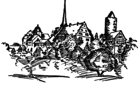 Skyline von Schlitz in Hessen